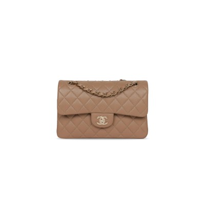 CHANEL CAVIAR QUILTED SMALL CLASSIC DOUBLE FLAP 1055216 (25*15*7cm)